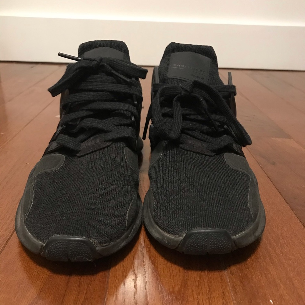 Adidas black EQT size 9.5 us